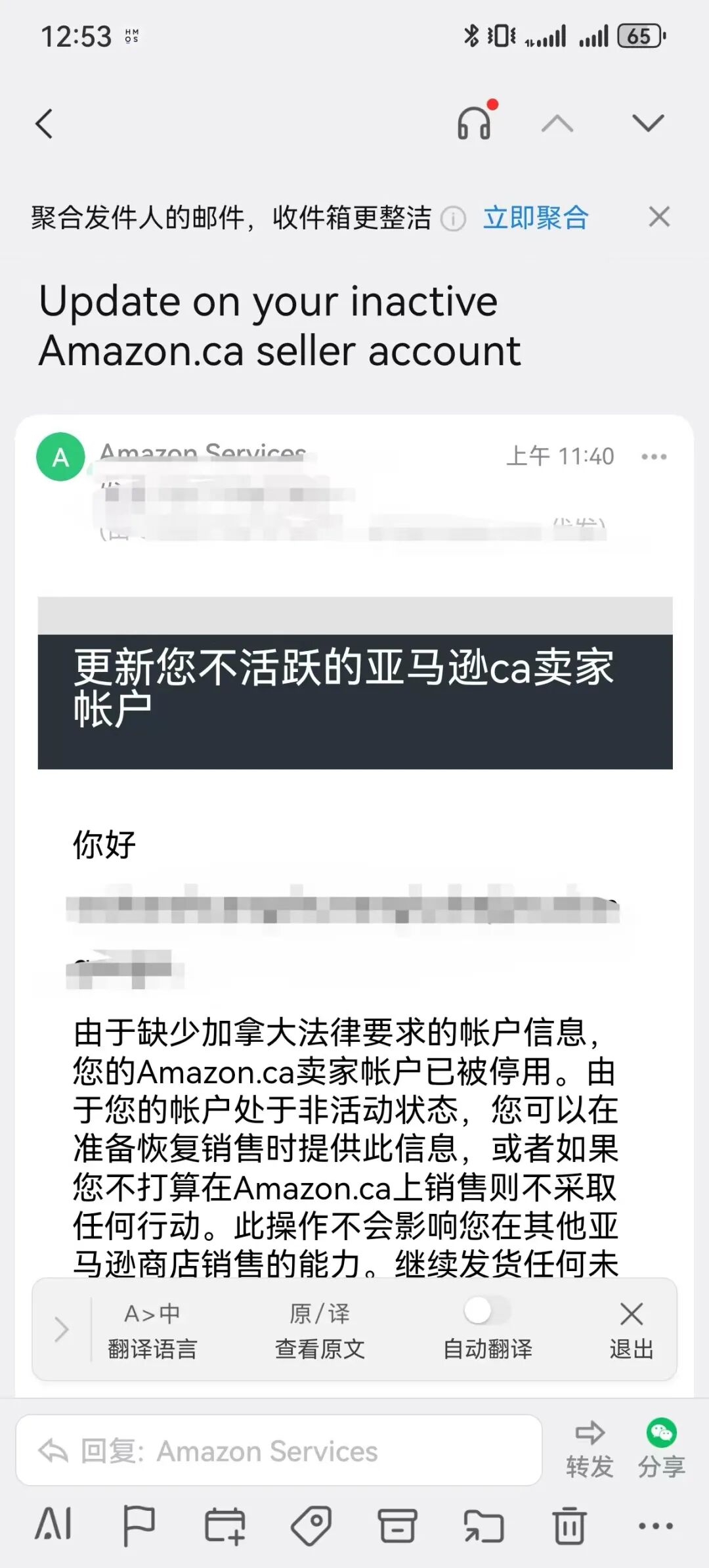 突发：亚马逊加拿大站点或者巴西站被停用